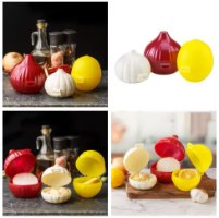 סט 3 קופסאות אחסון לירקות