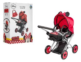 עגלה | עגלת בובה איכותית - 3 ב- 1 | מיני מאוס | DISNEY | MINNEY MOUSE