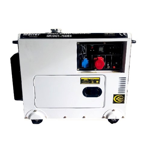 גנרטור דיזל מושתק 7500W תלת פאזי מבית MOLLER GERMANY