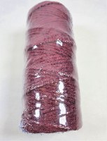 חבל מקרמה 4 מ"מ 250 גרם - בורדו יין