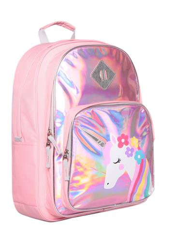 תיק גב חד קרן ורוד