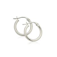 עגילי חישוק קטנים עם עובי|חישוקים קטנים 2.1 ס"מ בזהב  14 קראט