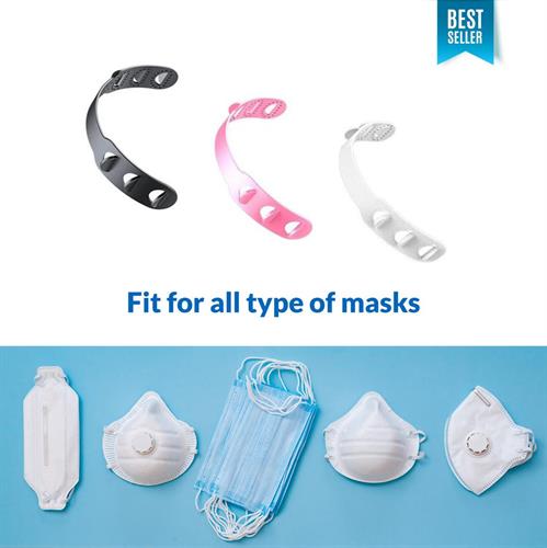 10 יחידות של הולדר מחזיק מסיכה מתכוונן 6 וריאציות נגד החלקה להקלה באוזניים בעת חבישת מסיכה