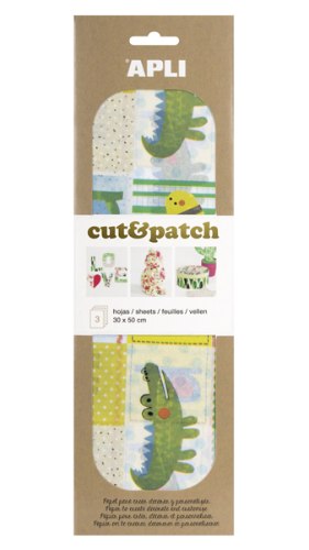 דפי דקופאז' אפלי 3 יח' - קווילט 30X50