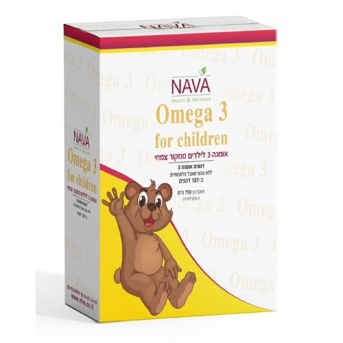 אומגה 3 לילדים ממקור צמחי , כ-187 דגונים,  נאוה