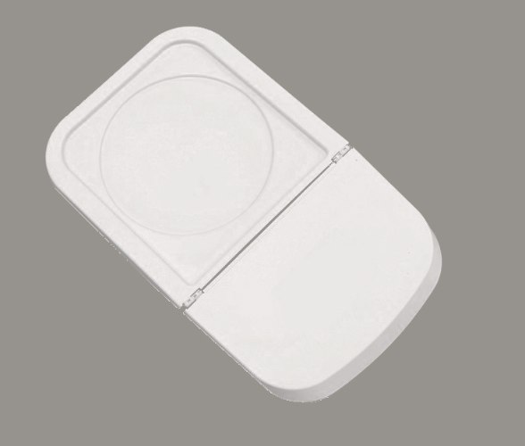 מכסה למיכל 40 ליטר שקוף/חלבי