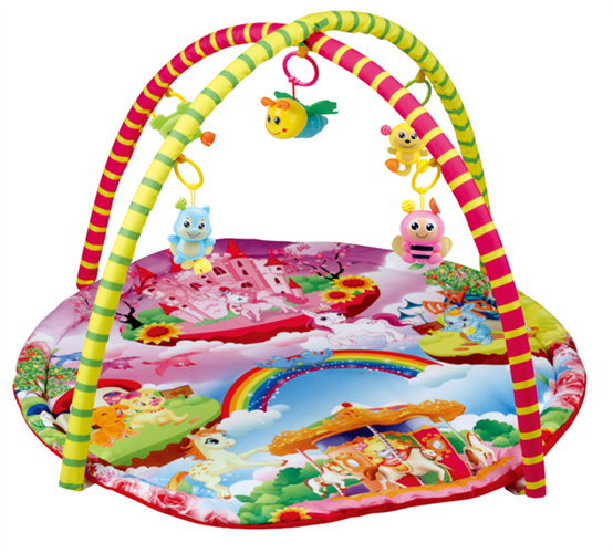 אוניברסיטה/ שטיח פעילות לתינוק- סוס חד קרן בתיק PVC