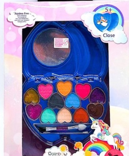 סט איפור חד קרן - לבבות