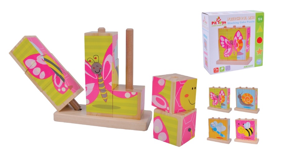 פאזל קוביה עומד חרקים