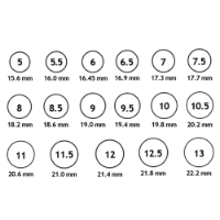 סט טבעות דקות ודיסקית מכסף ואבן דגם אולמוס