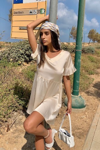 שמלת קוואצ'לה סאטן