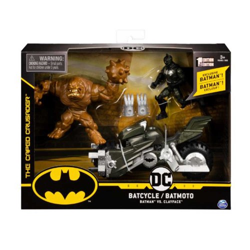 באטמן - אופנוע עם שתי דמויות 10 ס"מ