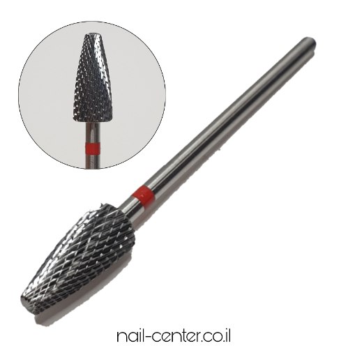 ראש שיוף תירס קרבייד אדום - להסרת לק ג'ל