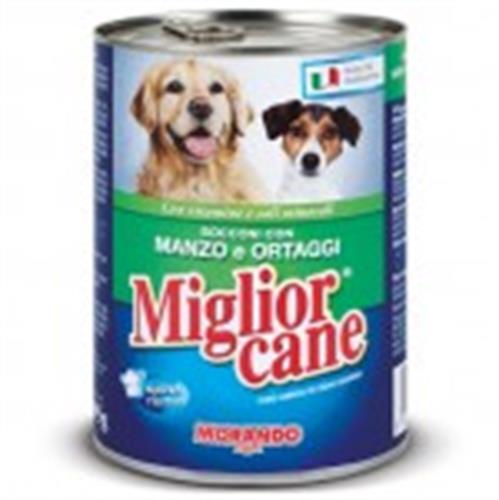 שימור לכלב מיגליאור בשר בקר וירקות 405 גרם