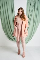 ג׳קט מייקי ורוד סומק