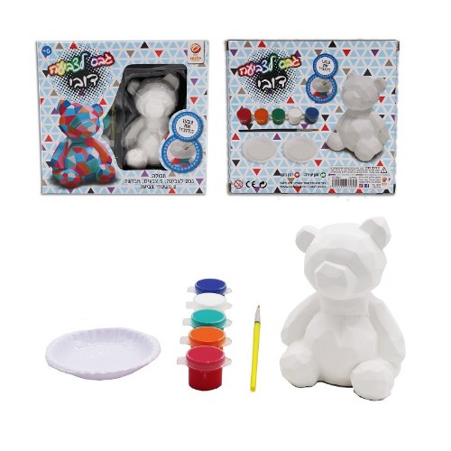 גבס לצביעה דובי