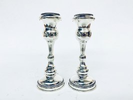 זוג פמוטי כסף טהור סטרלינג 925 האחים חדד