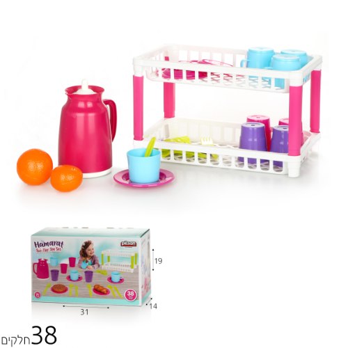 מייבש כלים צעצוע שתי קומות