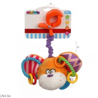 רעשן בובה להתפתחות הילד עם קליפס עם נשכן