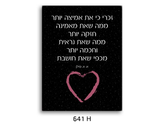 תמונת השראה א. מילן  - דגם 641H