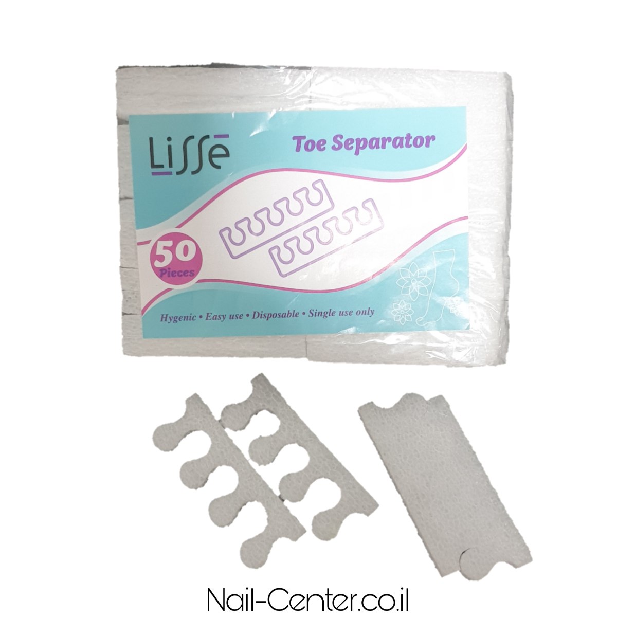 מפריד אצבעות פצפצים - 25 זוגות