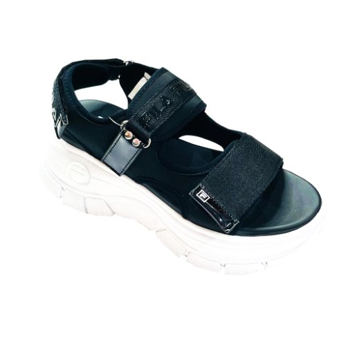 סנדל פלטפורמה סקוצ'ים שחור