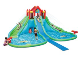 מתקן מתנפח מגלשת מים ענקית פארק המים דגם 9283 הפי הופ Happy hop - קפיץ קפוץ