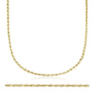 שרשרת חבל │ שרשרת זהב ארוכה │ 65 סמ אורך │ 3.3 ממ רוחב