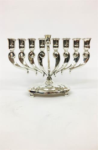 חנוכיה מכסף טהור של האחים חדד MY111601744IN