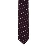 עניבה סגולה דגם משושים גדולים סימטרים