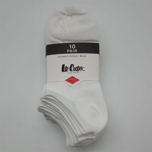 מארז 10 זוגות גרבי קרסול lee cooper נשים קצר
