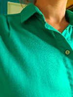 חולצת כותנה ירוקה מידה XL