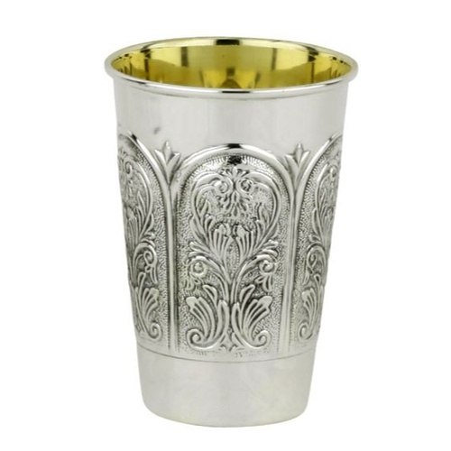 כוס קידוש כסף טהור דגם 50 שערים