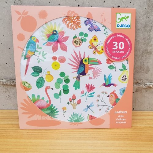 מדבקות מנצנצות גן עדן