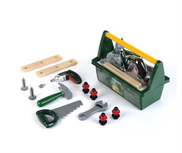 Bosch ארגז כלי עבודה פתוחה+מברגה מיני