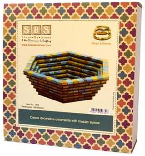 קערת פסיפס משושה 1506 RING & STONES