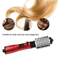 מייבש שיער+ מברשת מובנת לייבוש סלסול והחלקת השיער