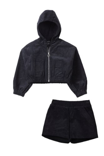 חליפת שורט IVY קורדרוי שחור