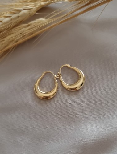 עגילי זהב מליסה