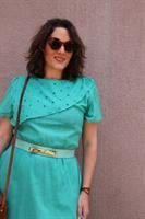 שמלת טורקיז מופלאה מידה L/XL