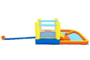 מתקן קפיצה מתנפח טרמפולינה מתנפחת + בריכת מיים בסטוואיי BESTWAY 53381 - קפיץ קפוץ