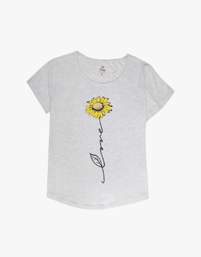 חולצת טריקו פרח