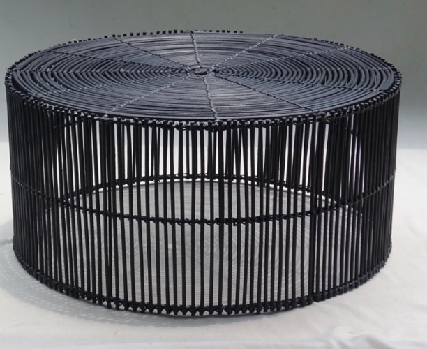 שולחן ראטן שחור