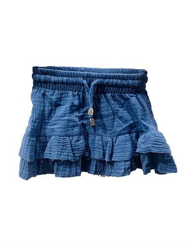 חצאית שכבות כחולה 2-16