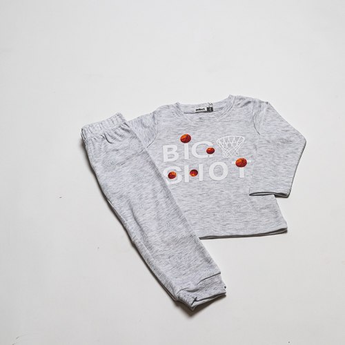פיג'מת בנים אינטרלוק כדורסל מלאנג'