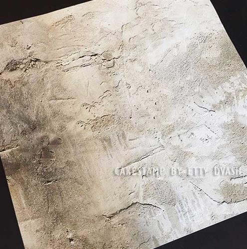 5 יחידות בטון מחוספס - טפט מצופה למינציה