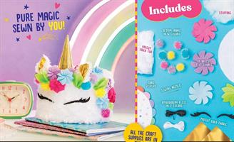 ערכת יצירה כרית נוי - חד קרן KLUTZ