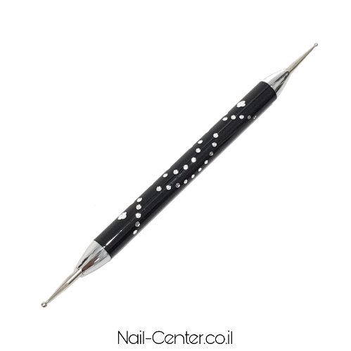 מנקד עם אבנים - שחור