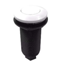 לחצן לטוחן אשפה בגימור לבן