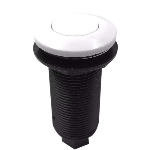 לחצן לטוחן אשפה בגימור לבן